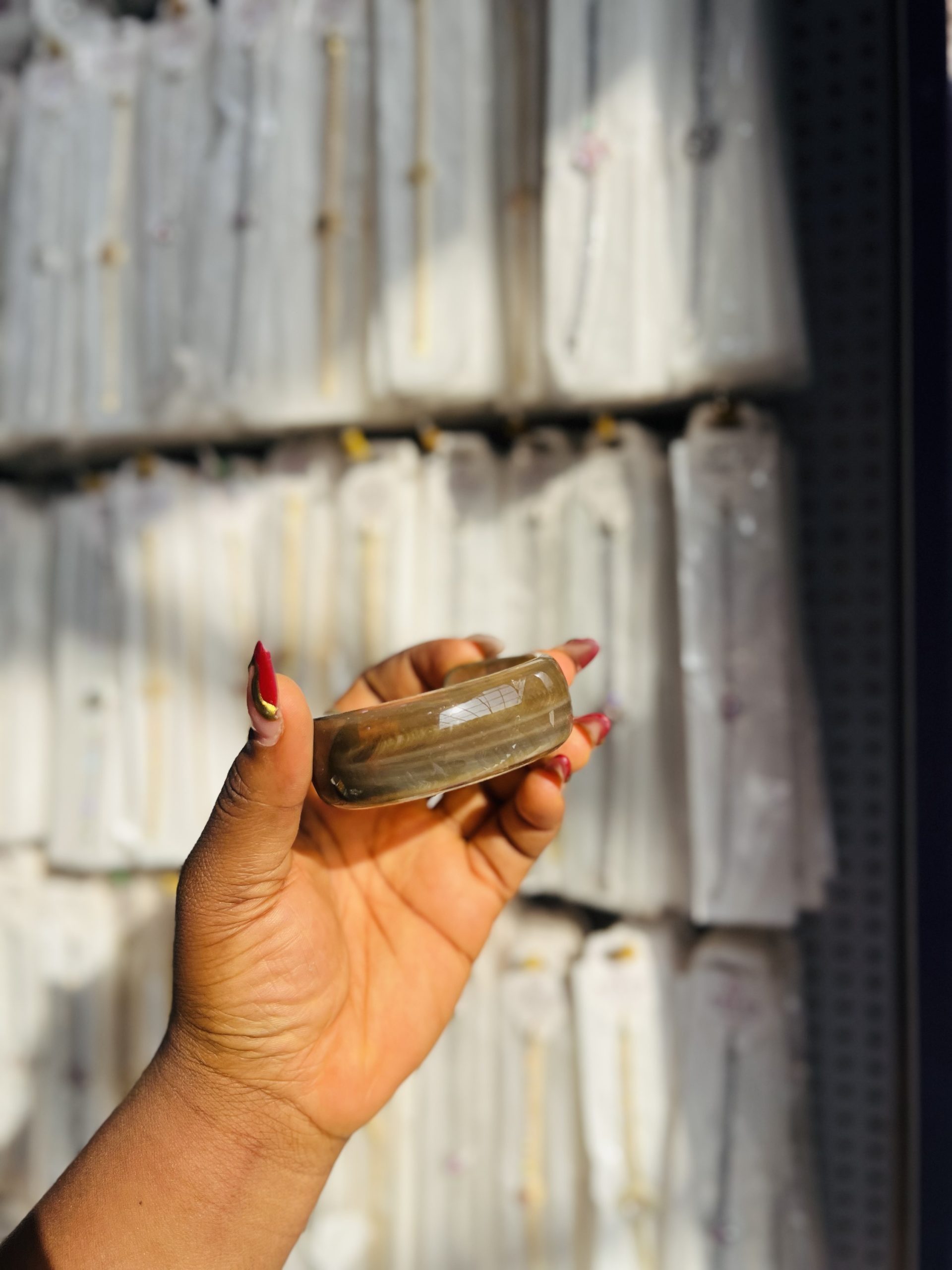 Acrylic chunky bangle 004