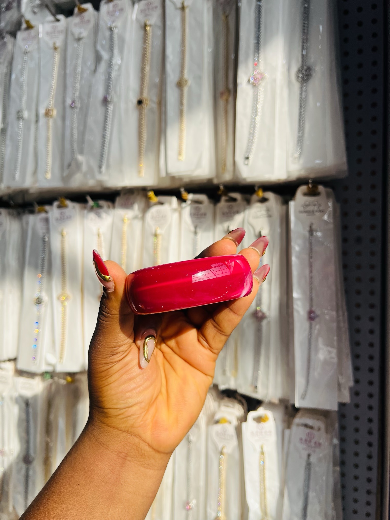 Acrylic chunky bangle 002