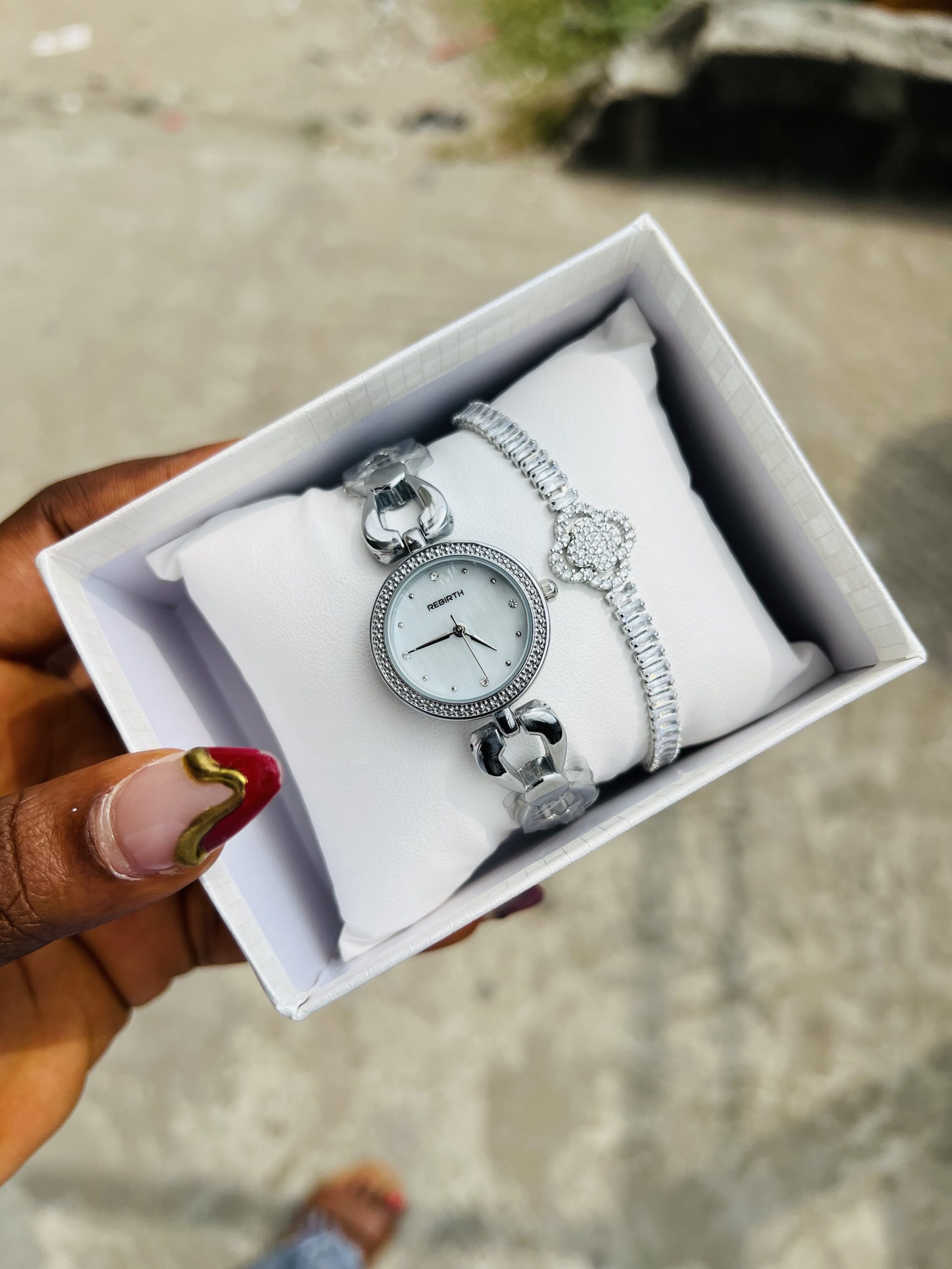 Silver combo with paper box 005