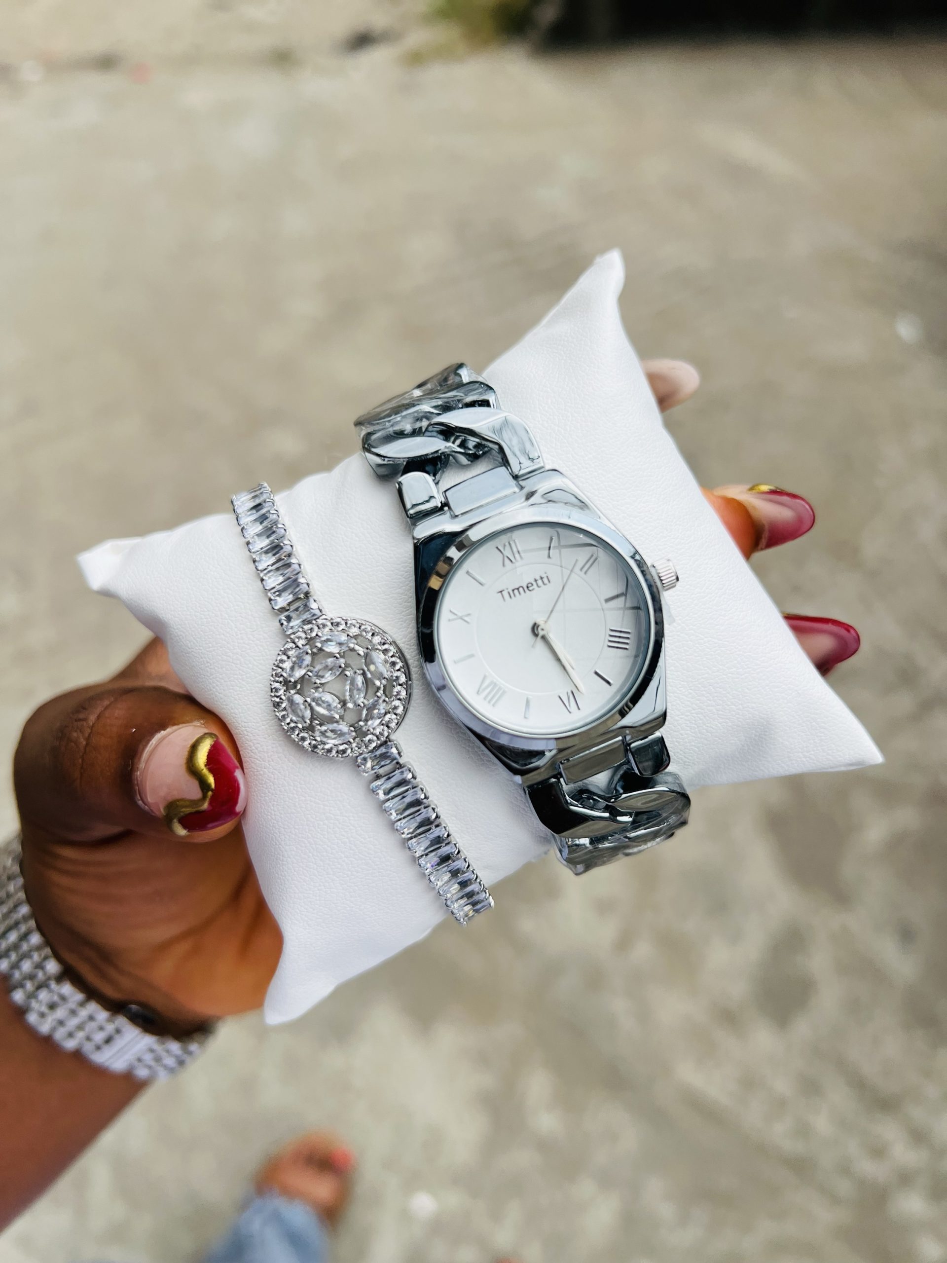 Silver combo with paper box 008