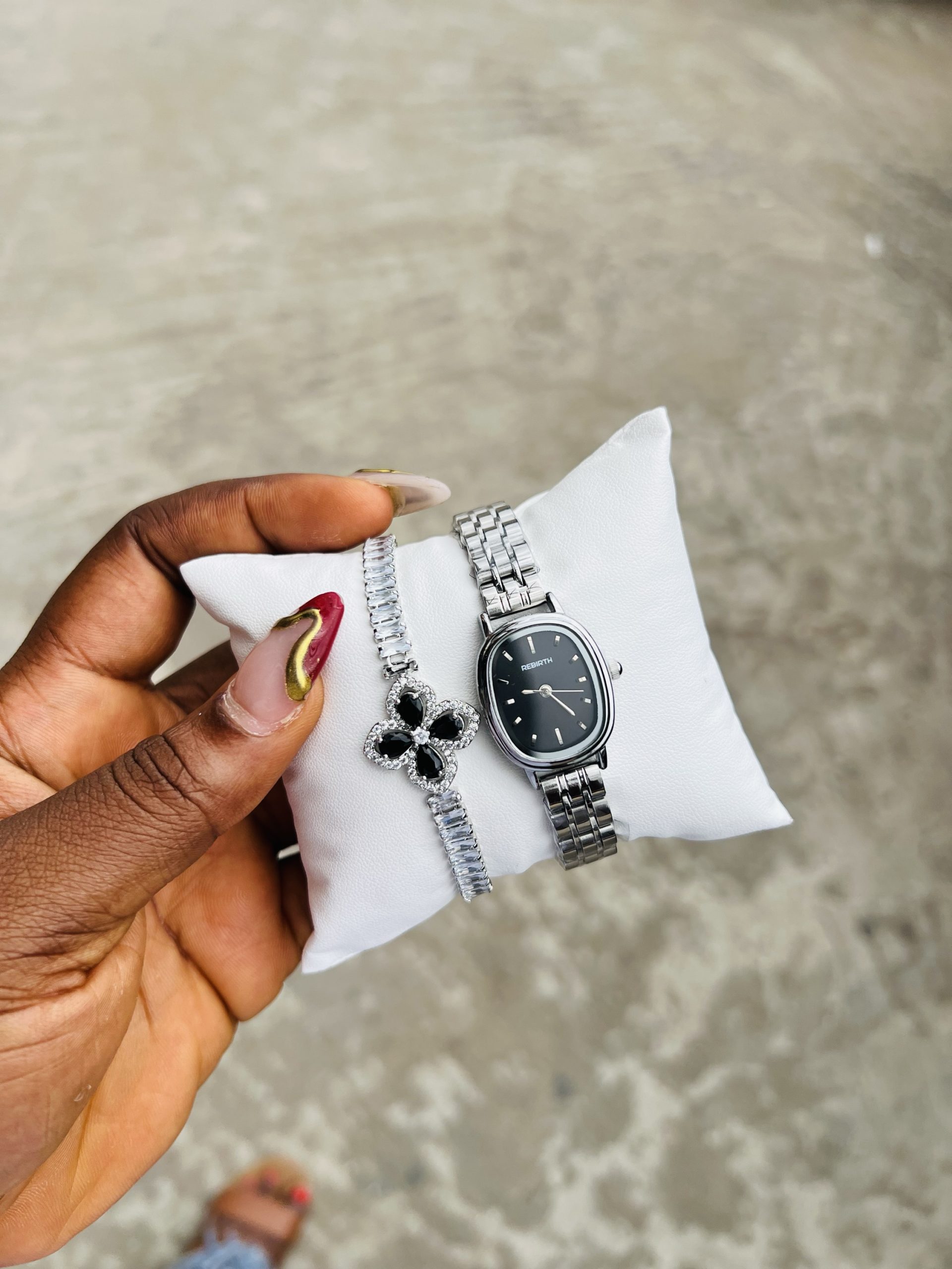 Silver combo with paper box 010