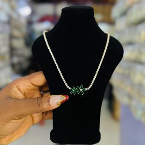 Tennis gold necklace 015