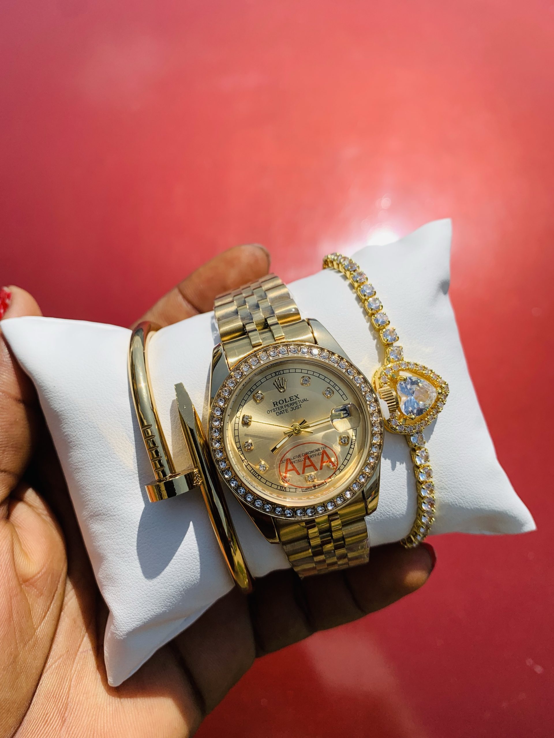 Rolex oyster combo comes with black paper box 002