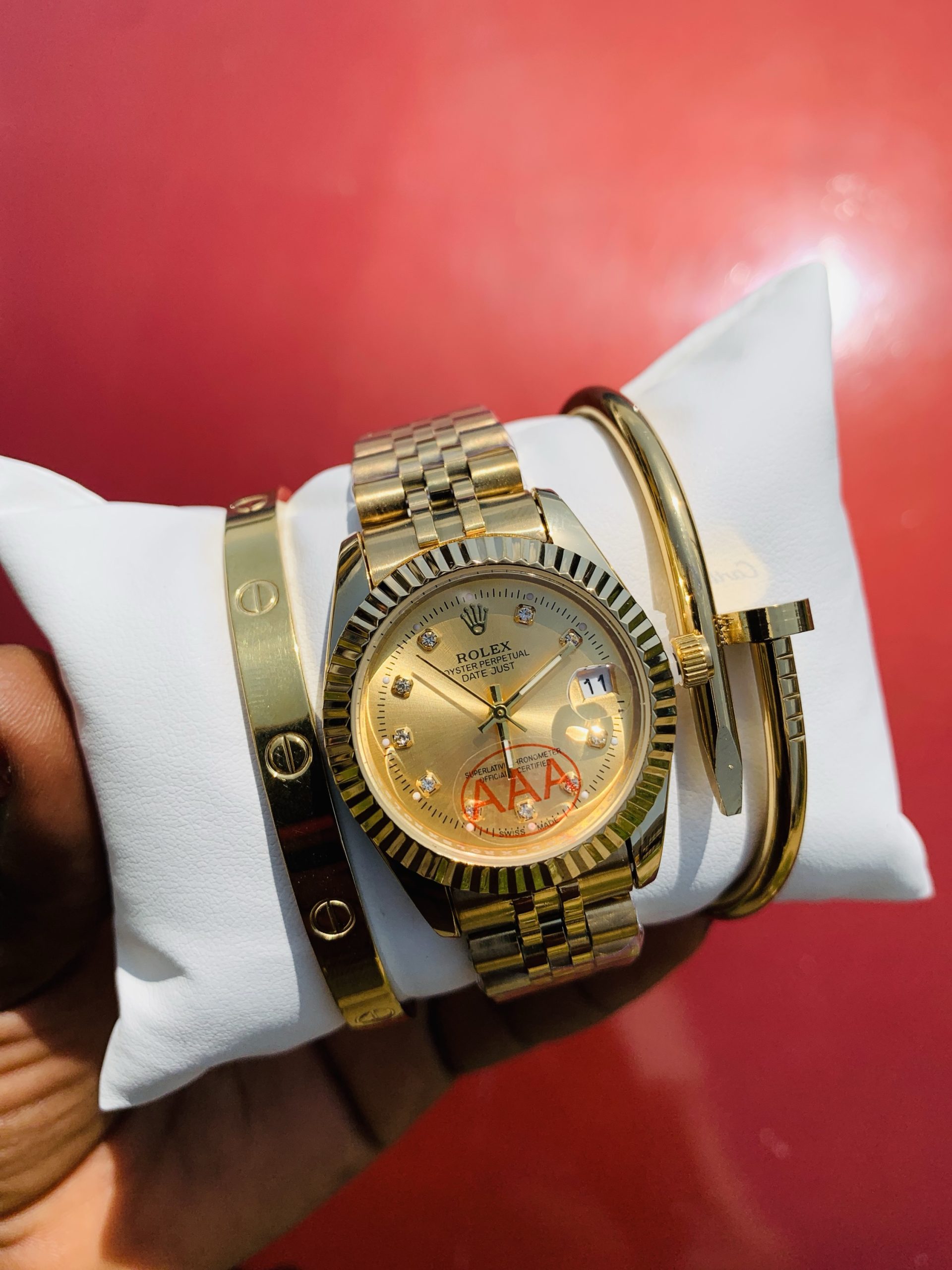 Rolex oyster combo comes with black paper box 005