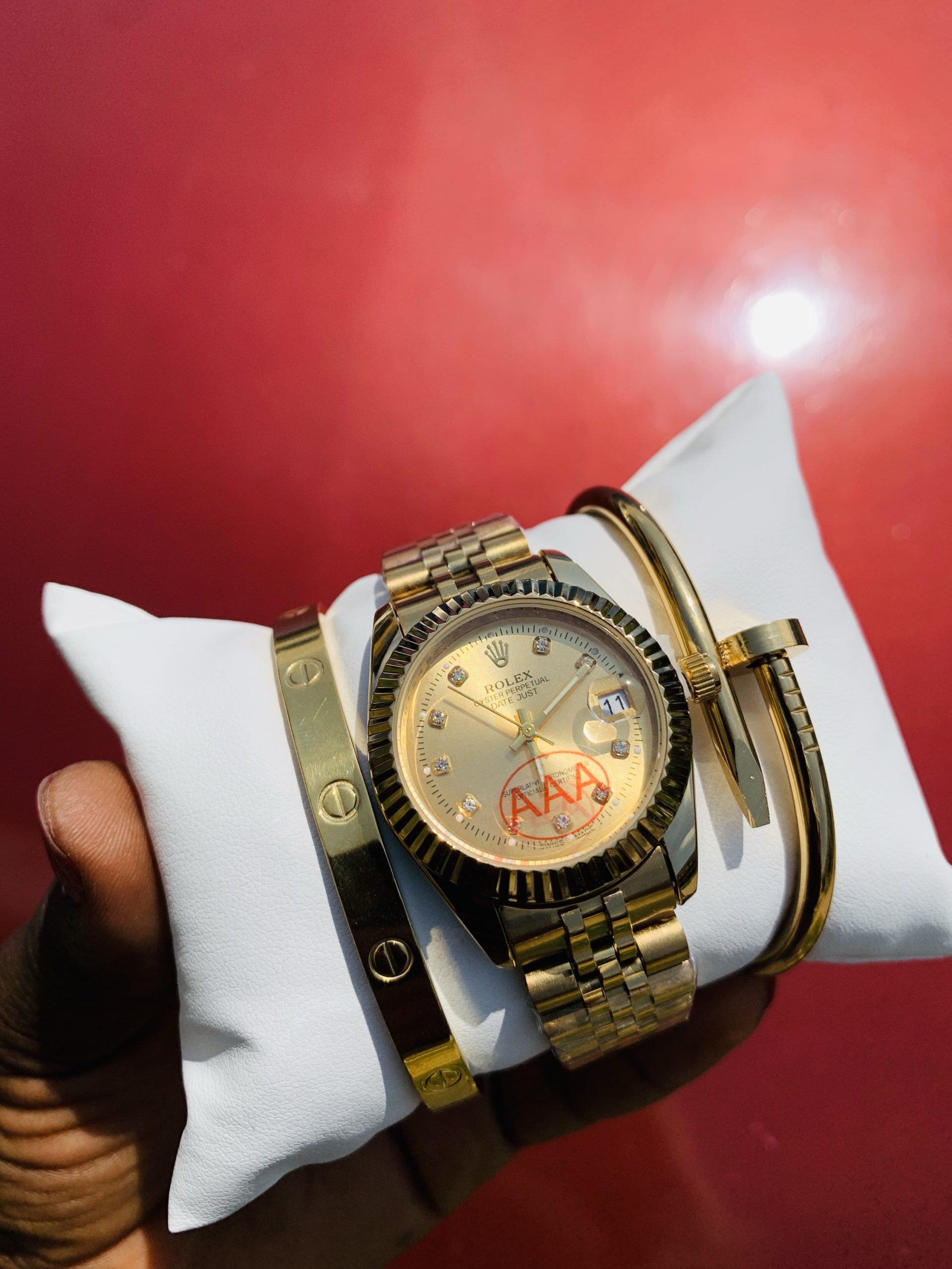 Rolex oyster combo comes with black paper box 005