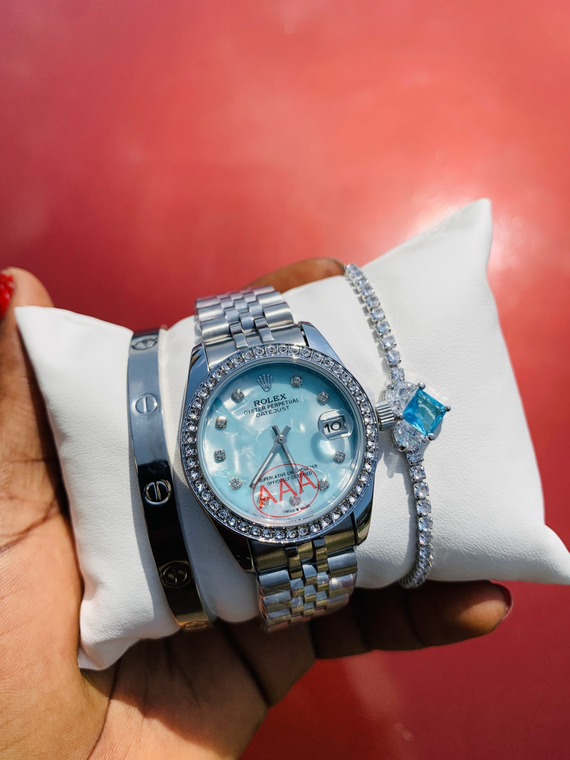 Rolex oyster combo comes with black paper box 006