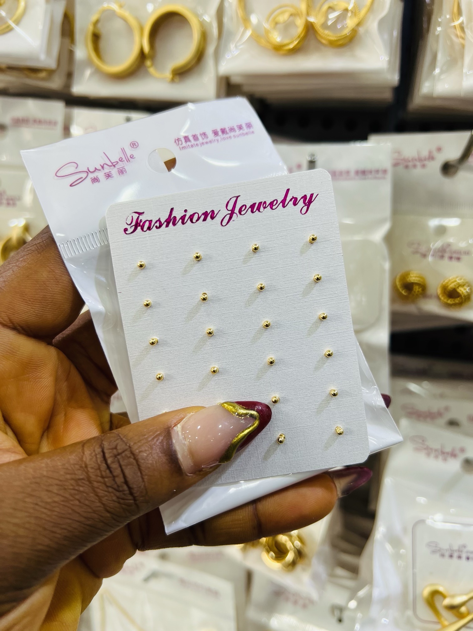 A pack of Sunbelle nose ring 003 (12pcs)