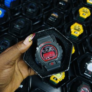 G shock orbit ash red faced boxed