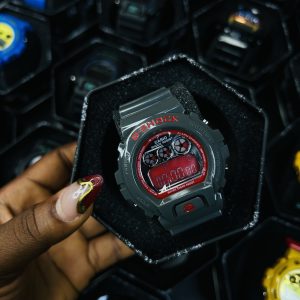 G shock orbit ash red faced boxed