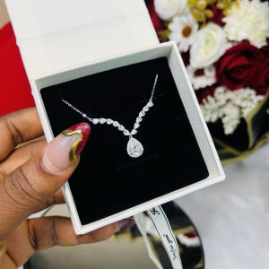 Swan Moissanite necklace