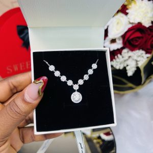 Tiara Moissanite necklace