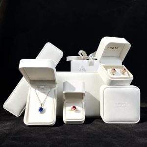 Luxury necklace leather box