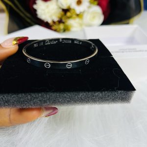 Silver Cartier bracelet