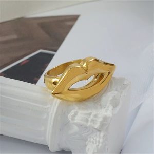 Stainless steel rings 004 size 10