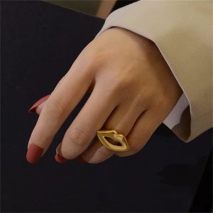 Stainless steel rings 004 size 10