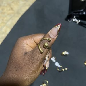 Stainless steel rings 020 size 8