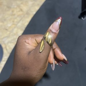 Stainless steel rings 019 size 8