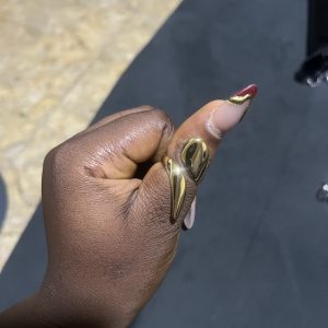 Stainless steel rings 019 size 8