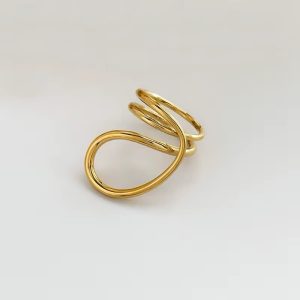 Stainless steel rings 015 size 10