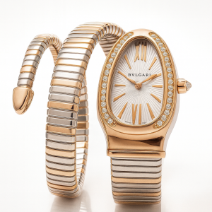 BVLGARI two toned twists watch