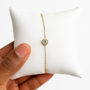 Cz steel  bracelet 003