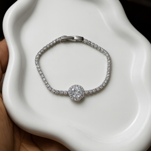 Zirconia tennis stoned bracelet