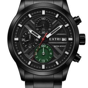 Extri Green dail titanium male watch