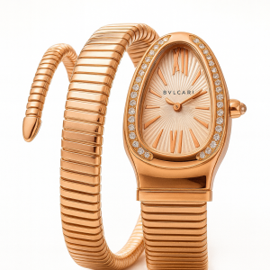 BVLGARI rosegold twist watch