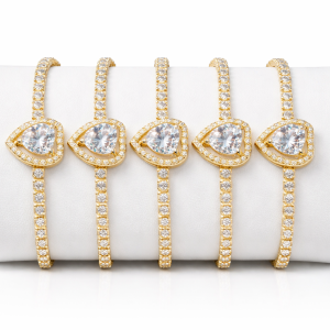 Half stone bracelet 009