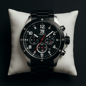T5 chronophy black male watch