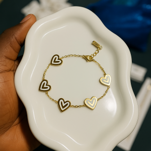 Stainless Love steel bracelet