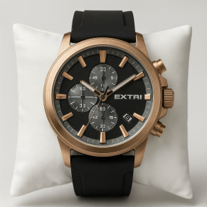Extri titanium rose gold Chronograph watch