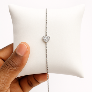 Cz steel bracelet 008