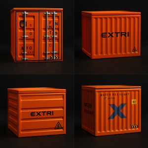 Extri ocean view gold watch