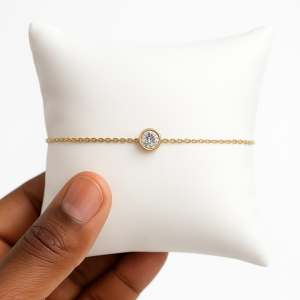 Cz steel bracelet 004