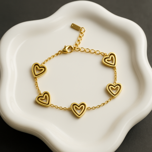 Stainless Love steel bracelet