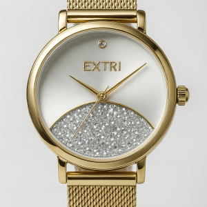 Extri ocean view gold watch