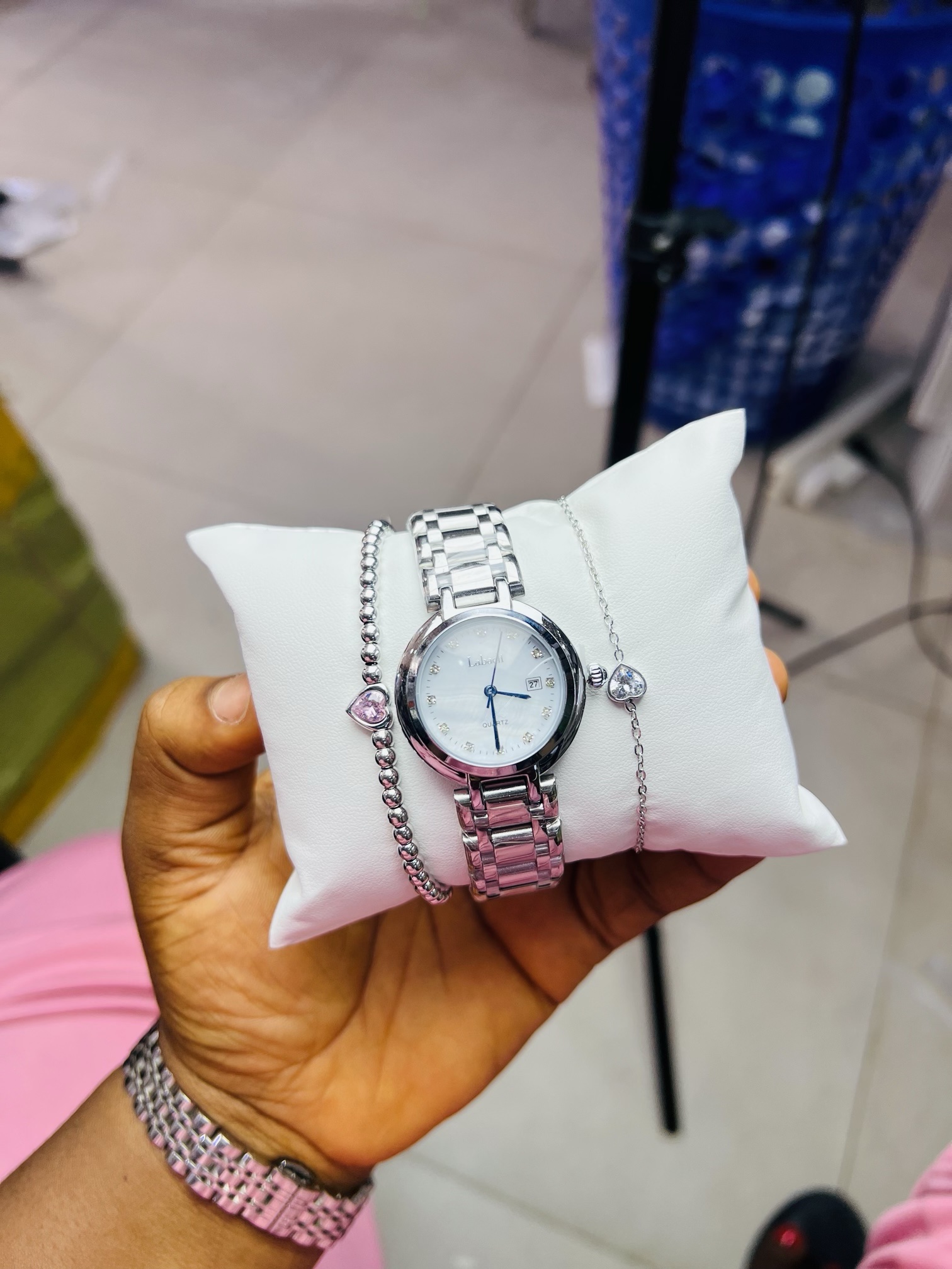 Silver female combo with box 005