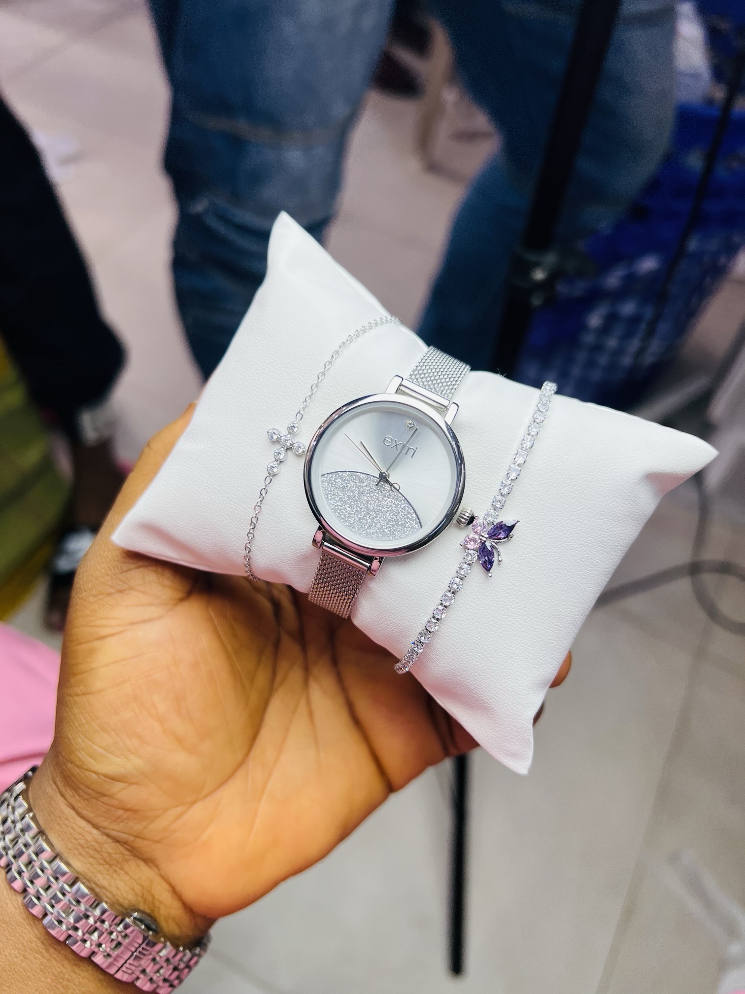 Silver female combo with box 003