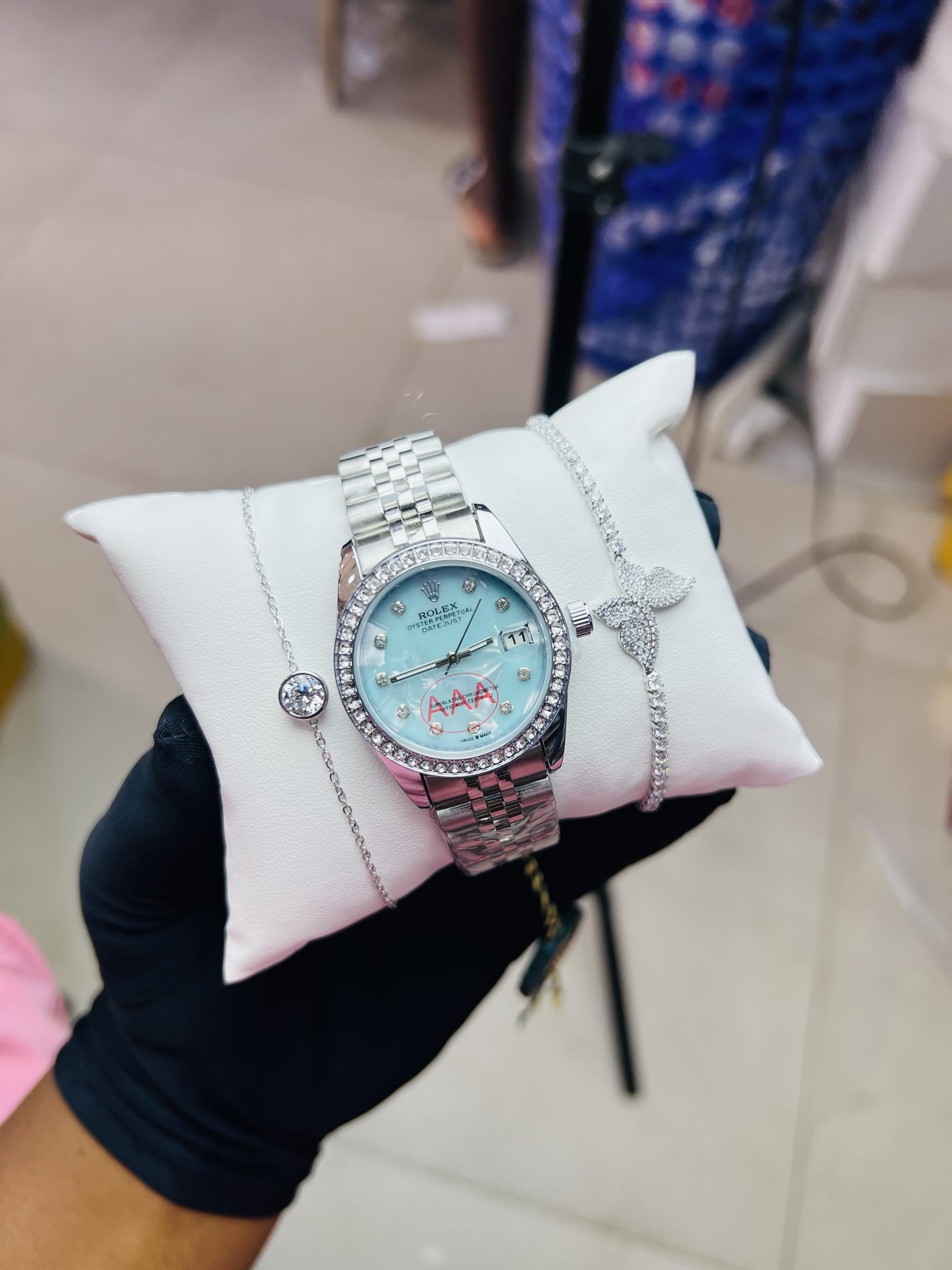 Silver female combo with box 002