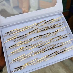 A box of stainless steel rings (36pcs) 014