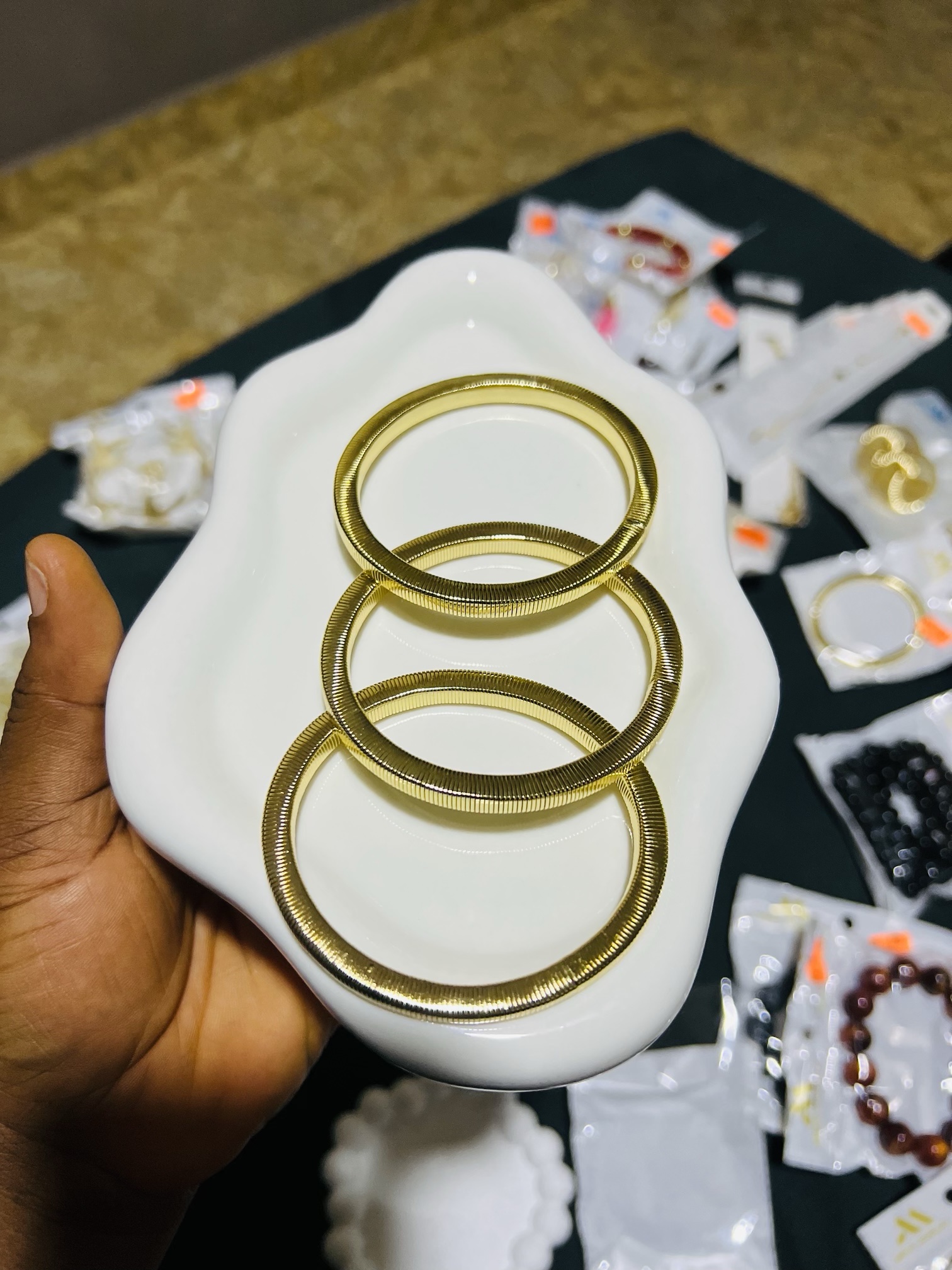 3 in 1 stretchy Amiga bracelet