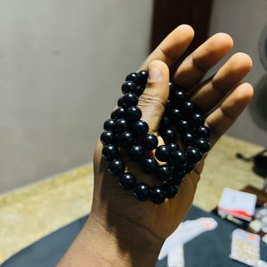 3 in 1 Amiga black beaded bracelet