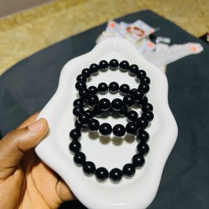 3 in 1 Amiga black beaded bracelet