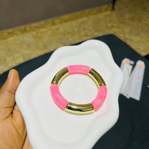 Amiga ceramic pink bracelet