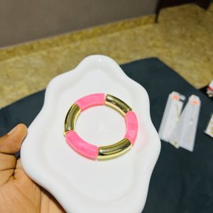 Amiga ceramic pink bracelet