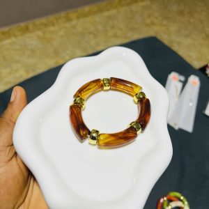Amiga ceramic brown bracelet
