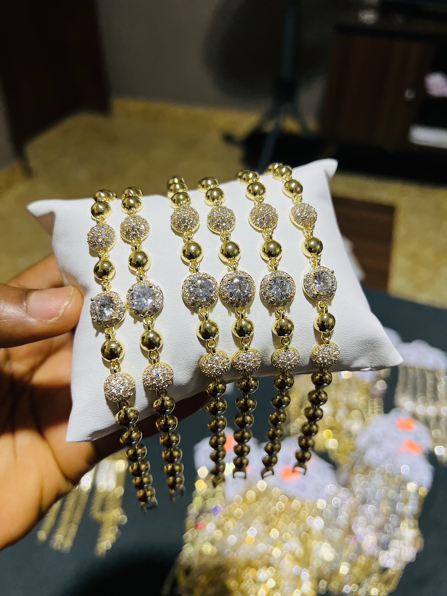 Half stone bracelet 025