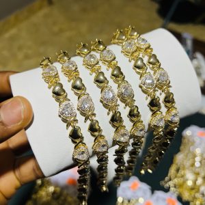 Half stone bracelet 015