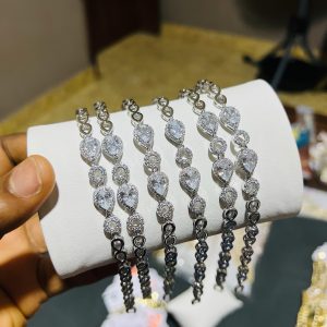 Half stone bracelet 016